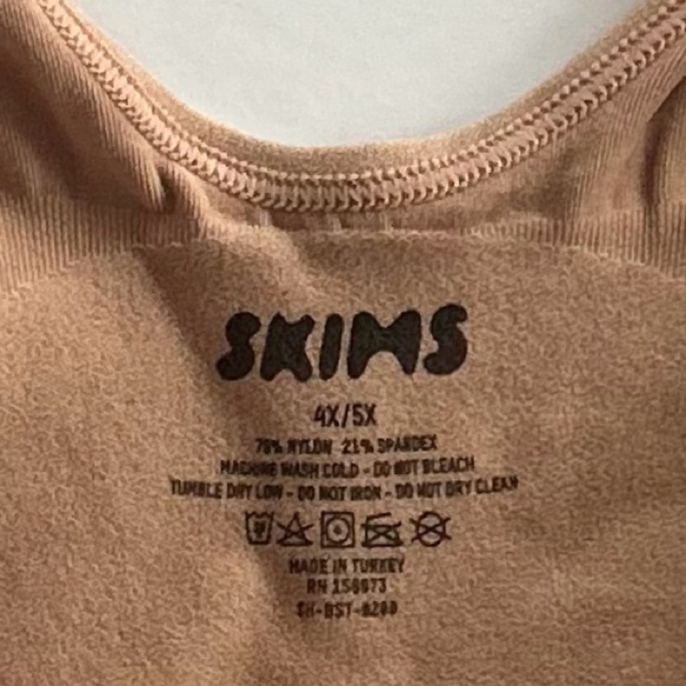 SKIMS Sculpting Thong Bodysuit in Ochre 4X/5X New in Box - Picture 5 of 8